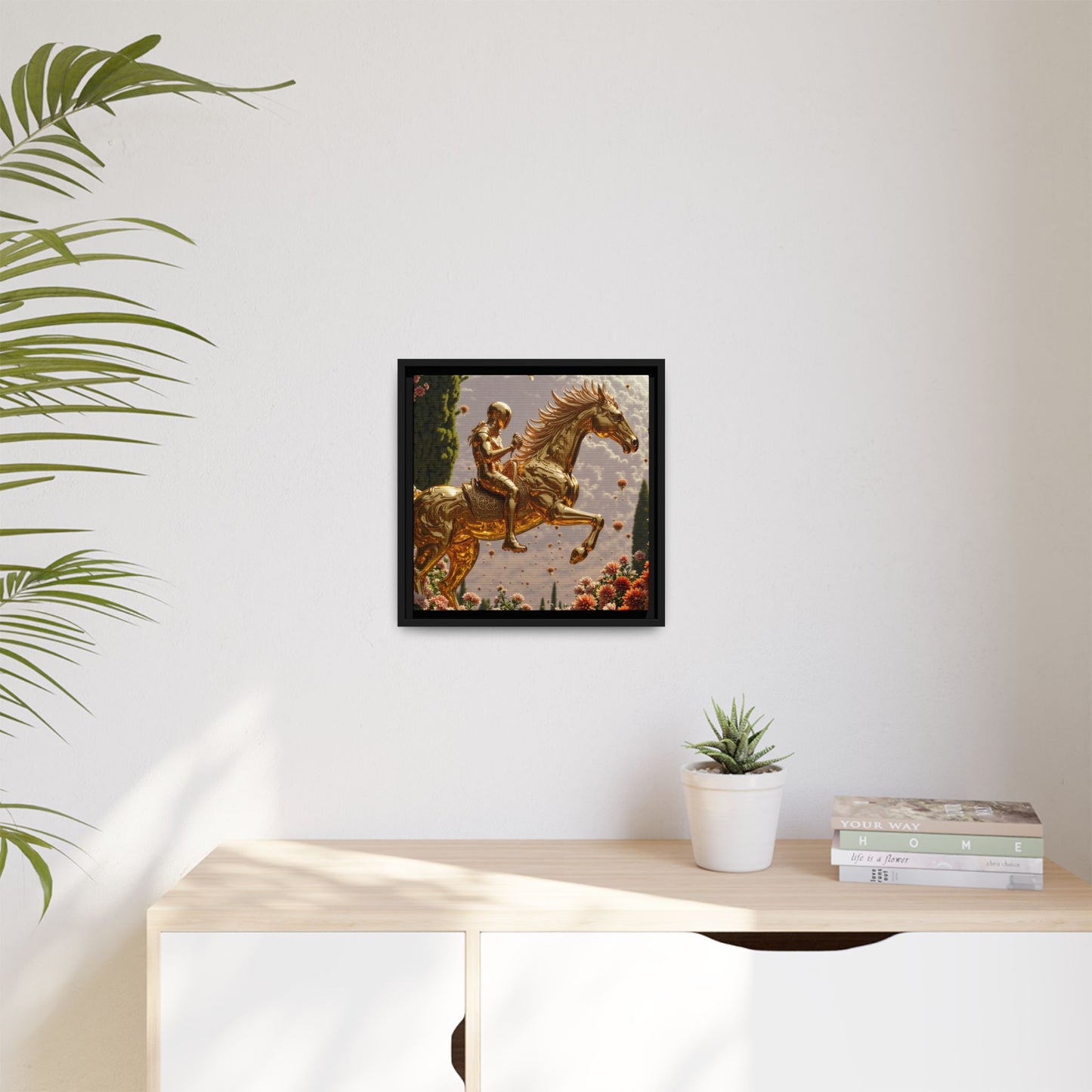 Framed Canvas Artprint | Petalborne Reveries 03 by Nicodemus Studios