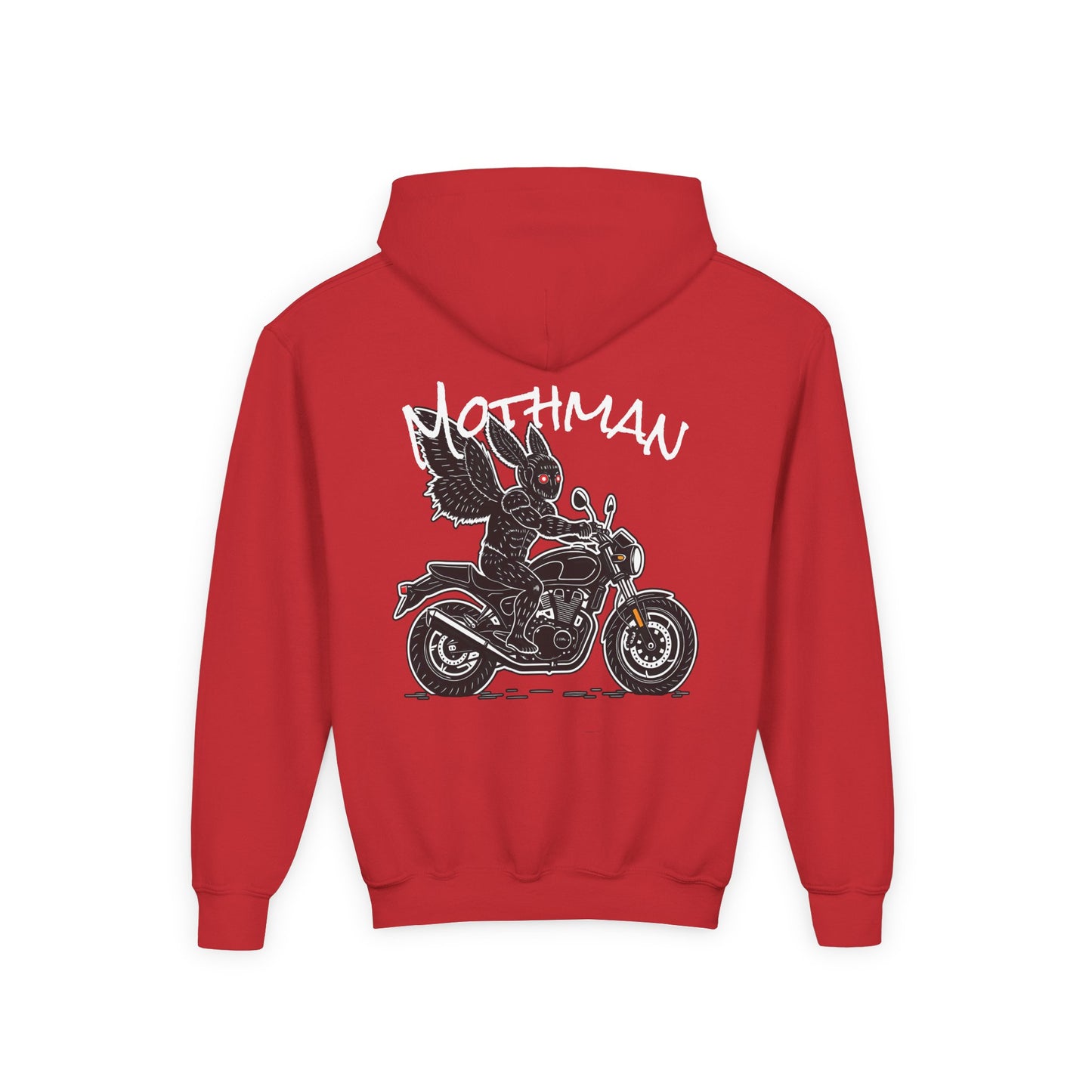 Cozy Youth Hoodie | Biker Mothman