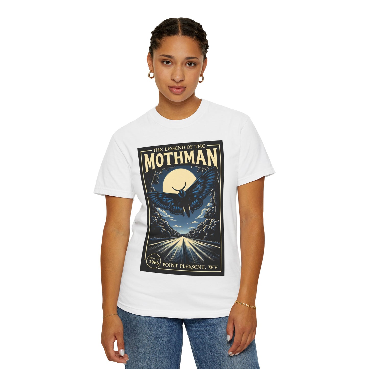 Cryptid T-Shirt | The Legend of The Mothman Vintage Style Design