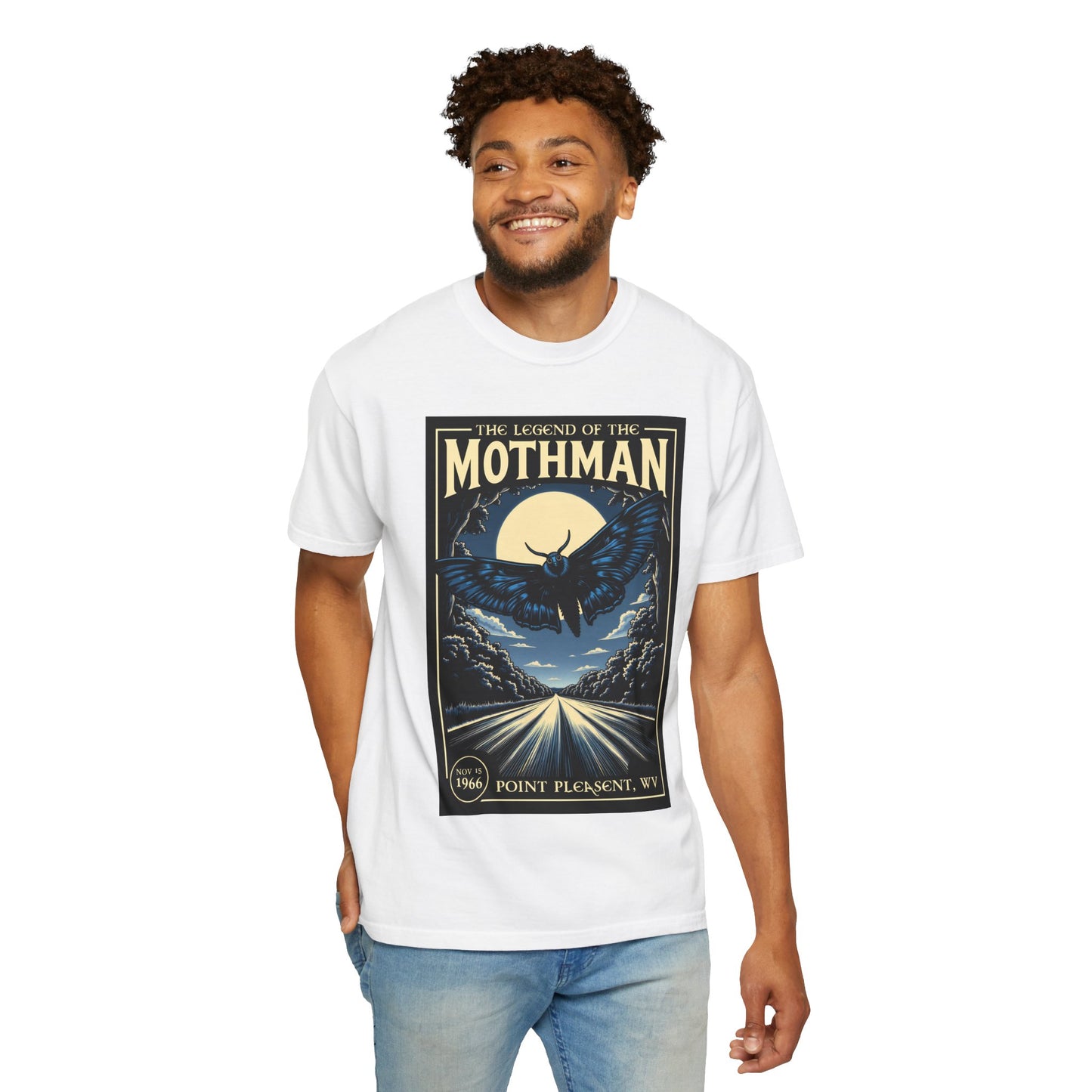 Cryptid T-Shirt | The Legend of The Mothman Vintage Style Design