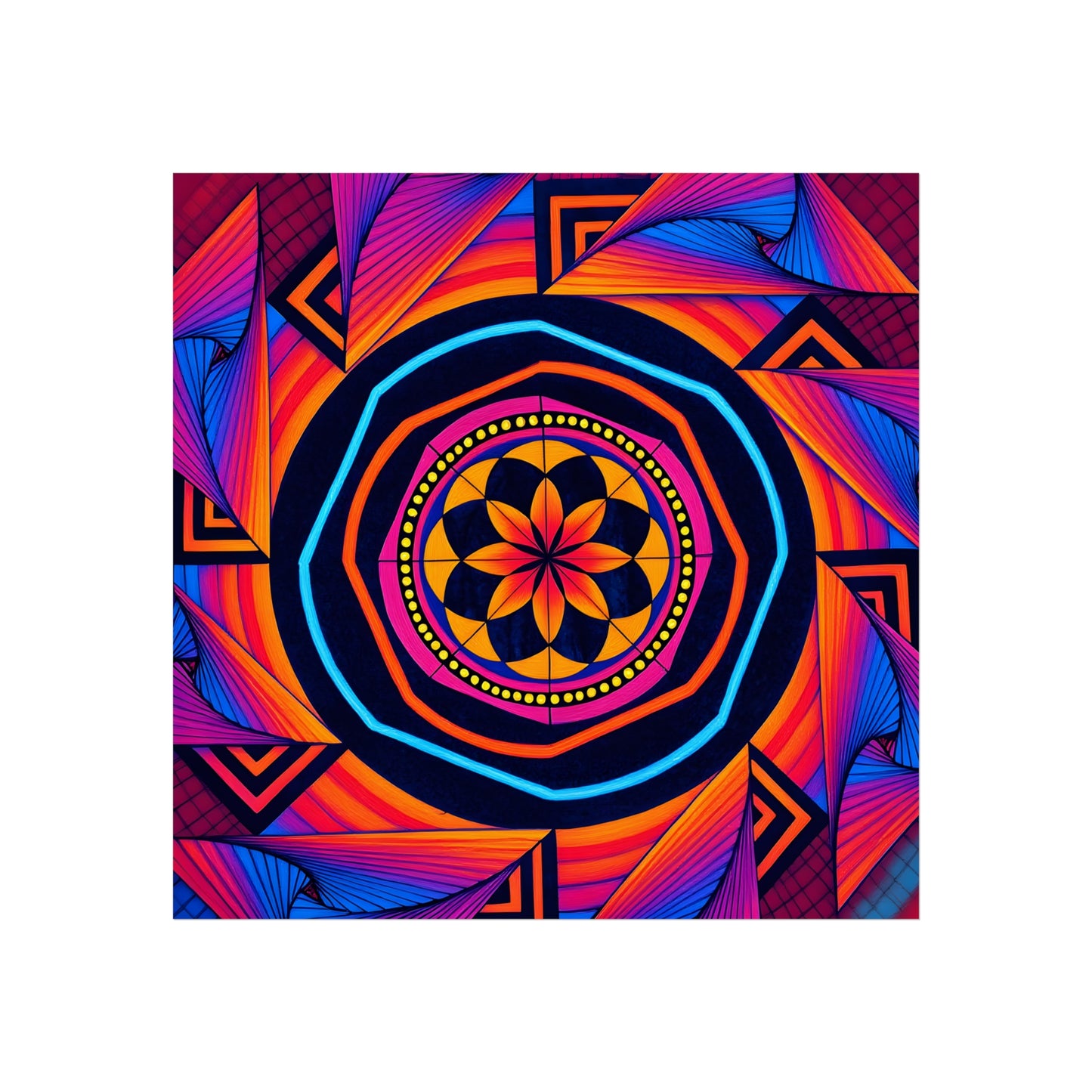 Fine Art Matte Poster Print | "Kromatica" Vibrant