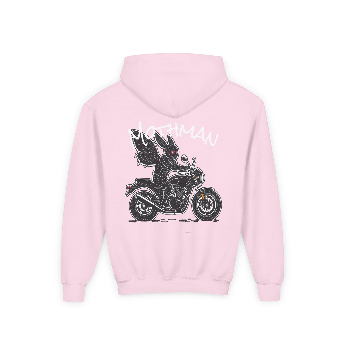 Cozy Youth Hoodie | Biker Mothman
