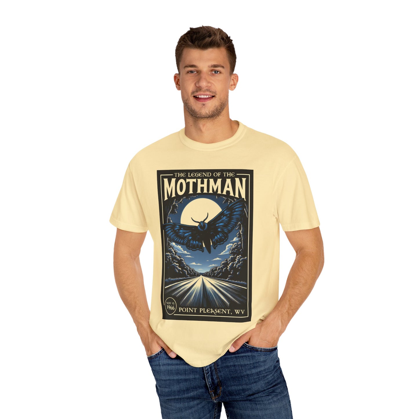 Cryptid T-Shirt | The Legend of The Mothman Vintage Style Design