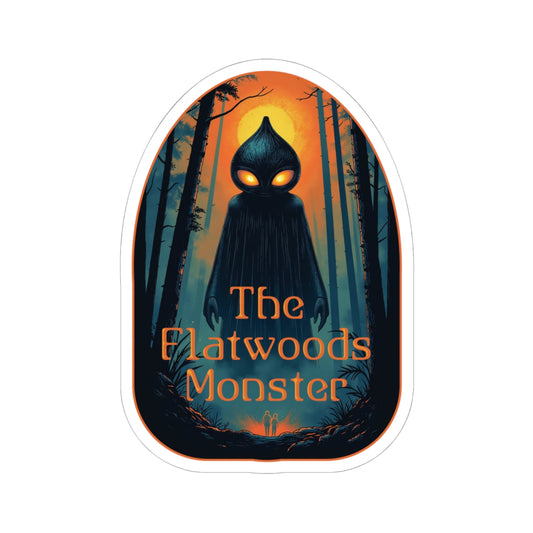 Kiss-Cut Stickers | The Flatwoods Monster Vintage Style Graphic