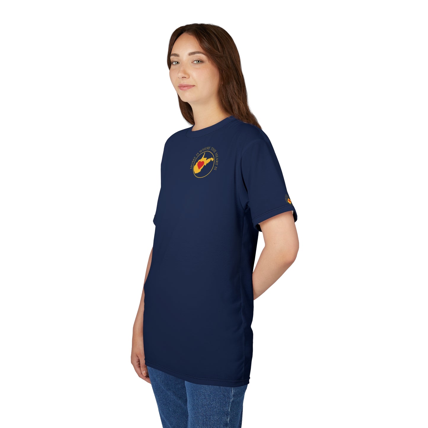 Unisex Graphic Tee Shirt | Home Is Where The Heart Is WV