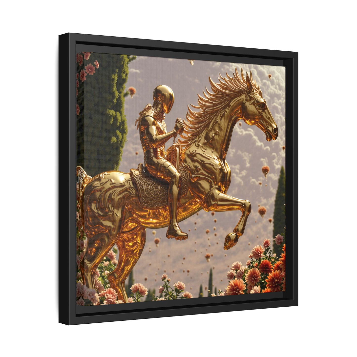 Framed Canvas Artprint | Petalborne Reveries 03 by Nicodemus Studios