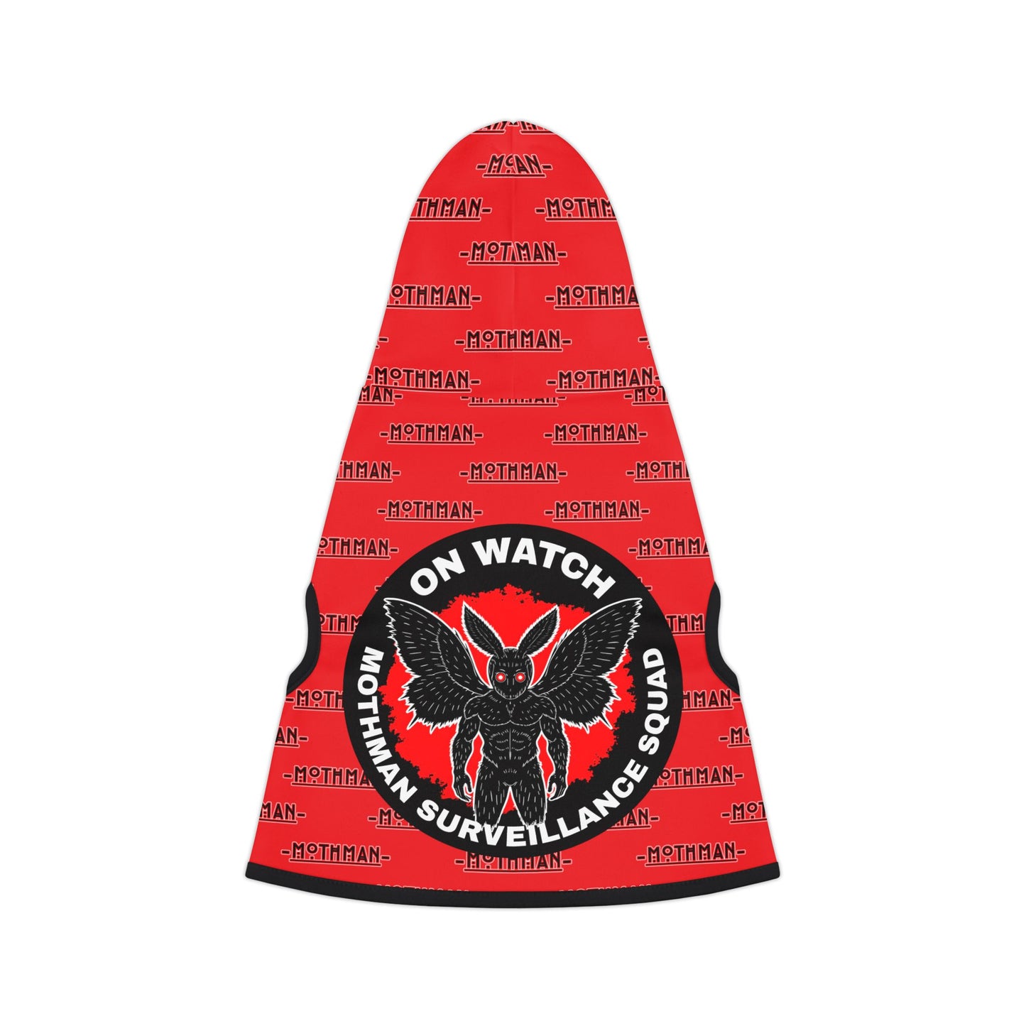 Pet Hoodie | Mothman Surveillance Squad | Red