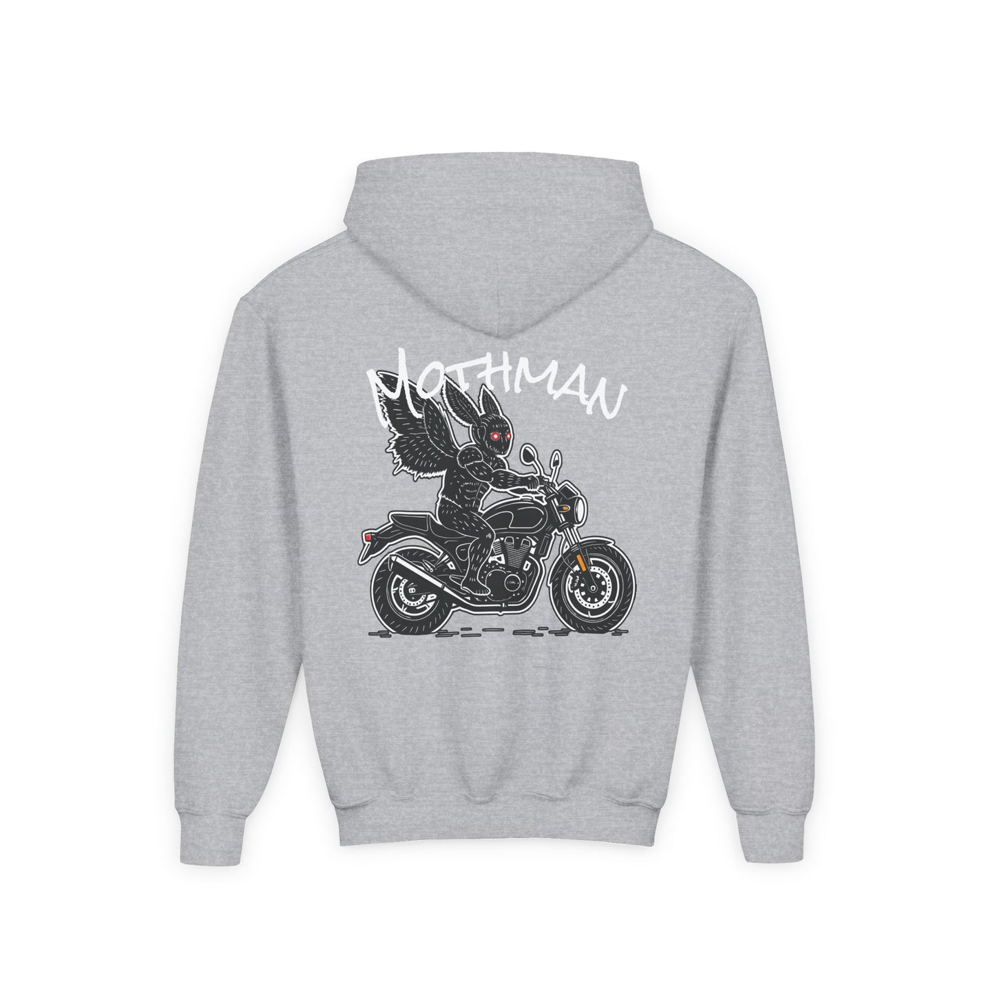Cozy Youth Hoodie | Biker Mothman