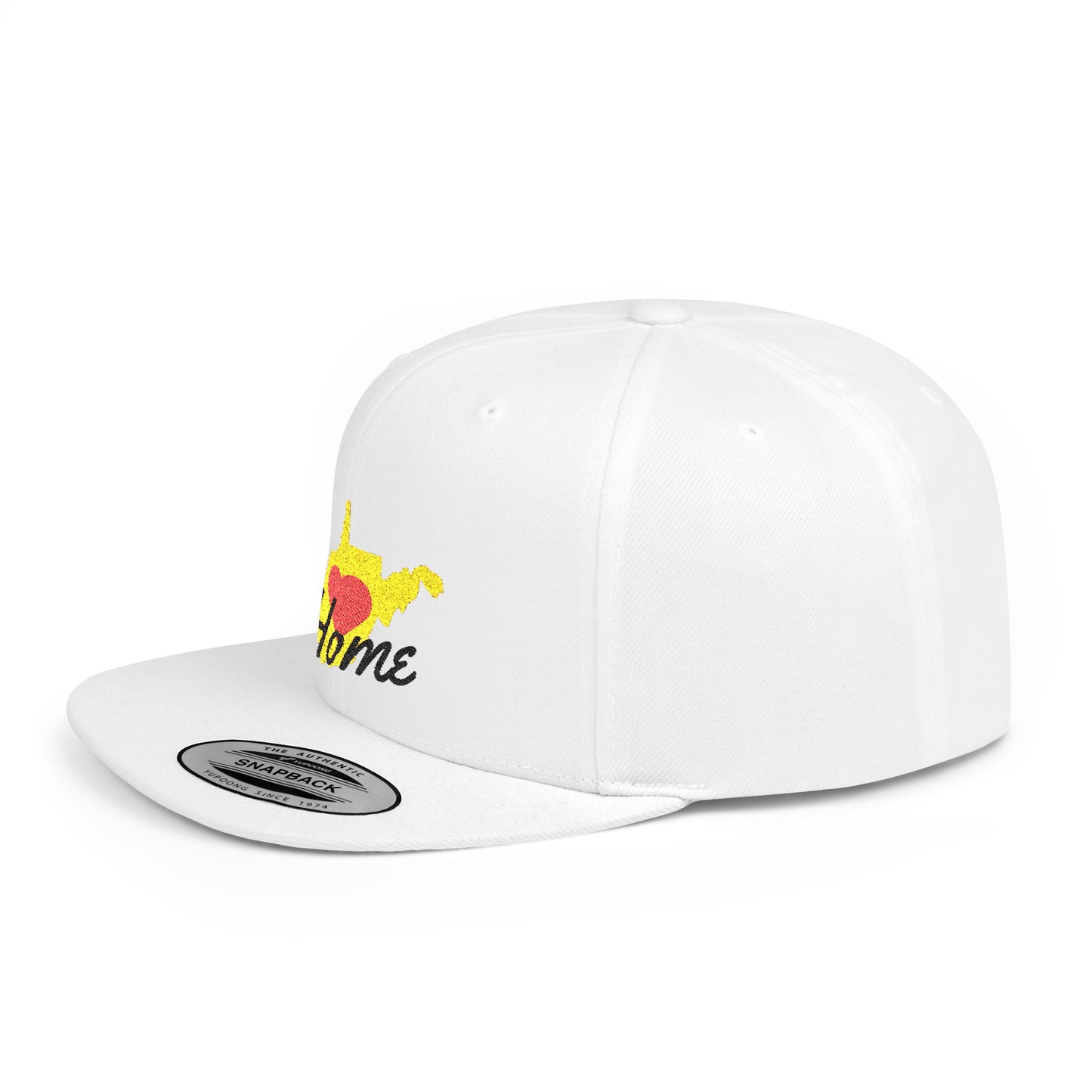 Flat Bill Snapback Hat | West Virginia Home Love