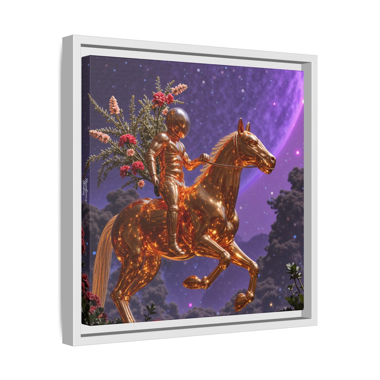 Framed Canvas Artprint | Petalborne Reveries 05 by Nicodemus Studios
