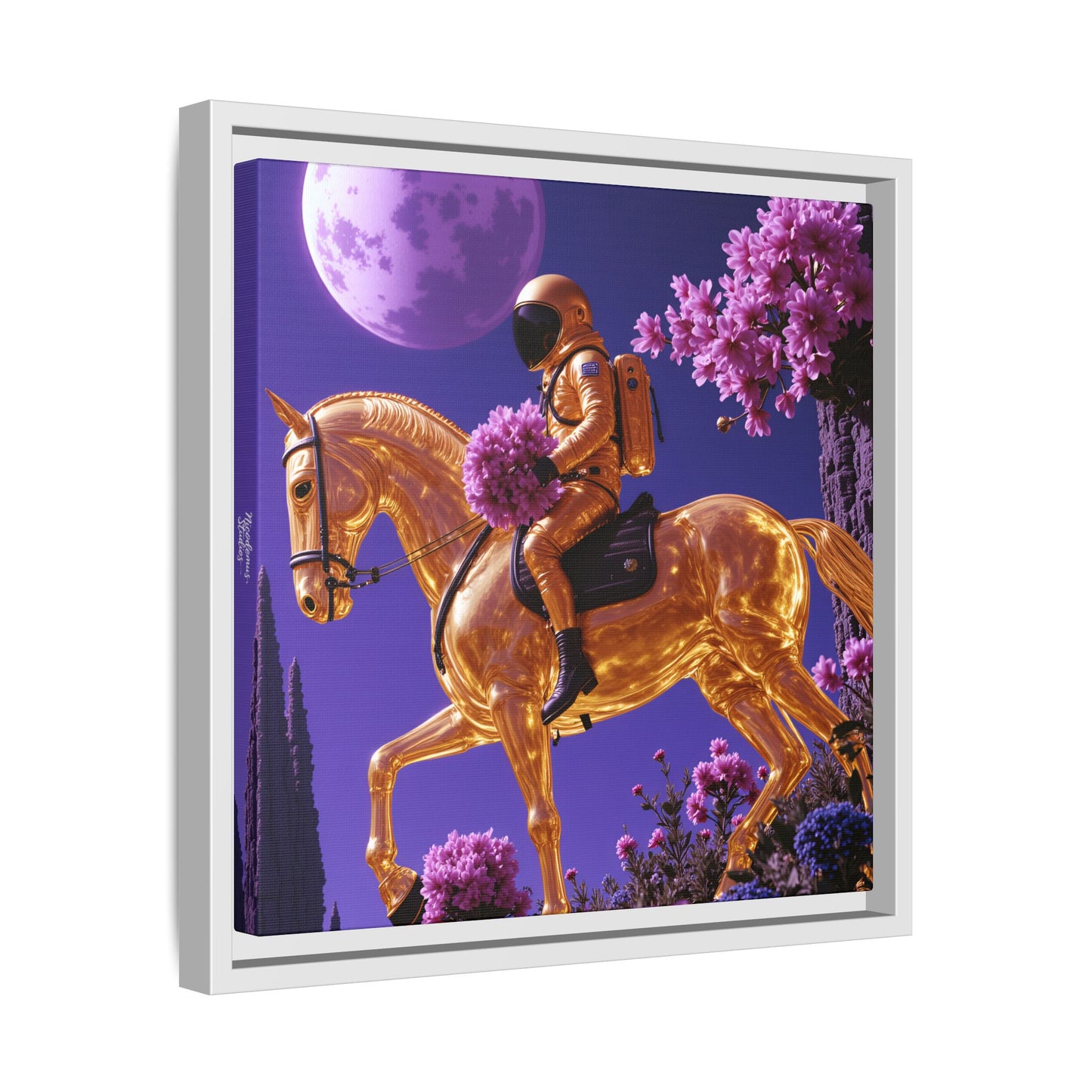 Framed Canvas Artprint | Petalborne Reveries 06 by Nicodemus Studios