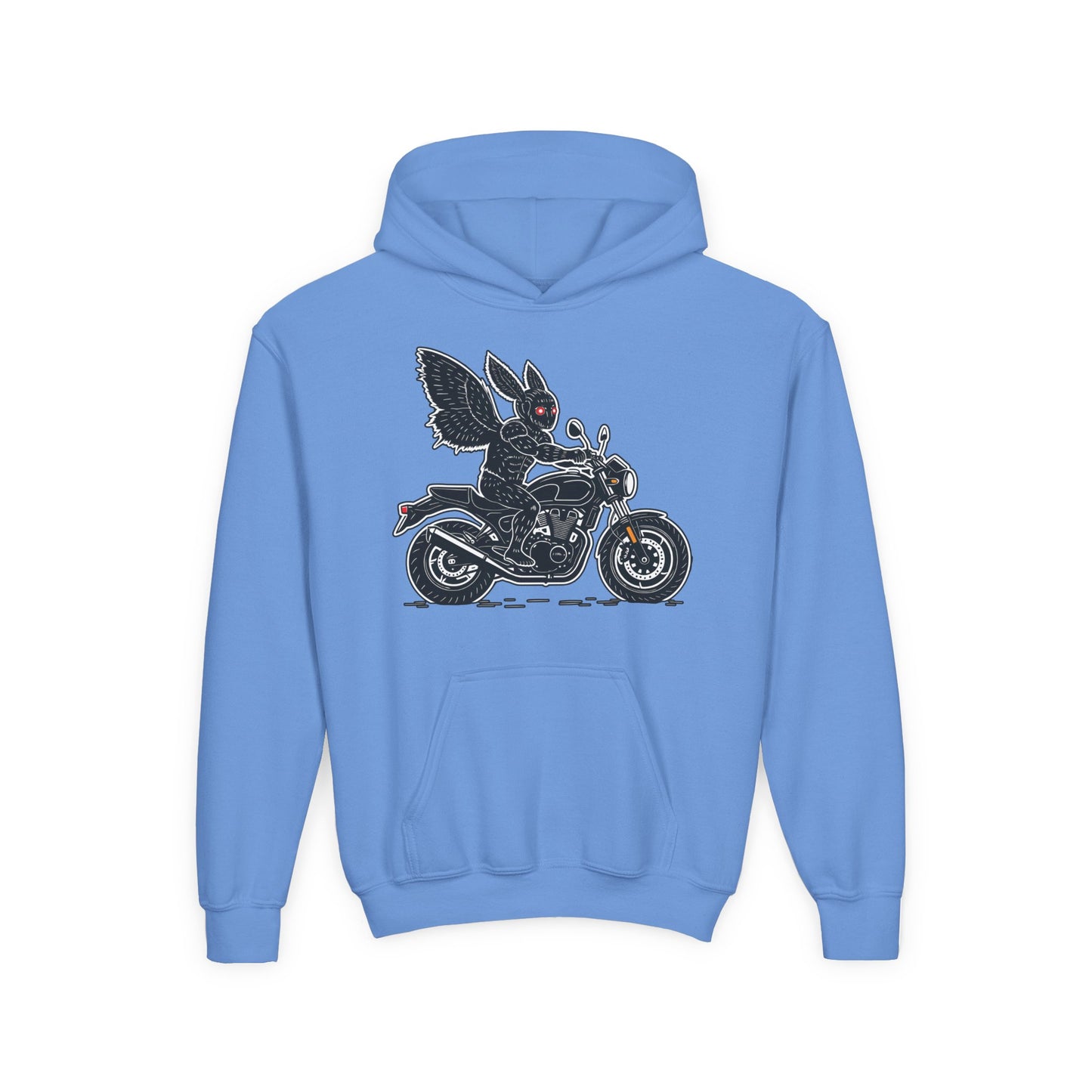 Cozy Youth Hoodie | Biker Mothman