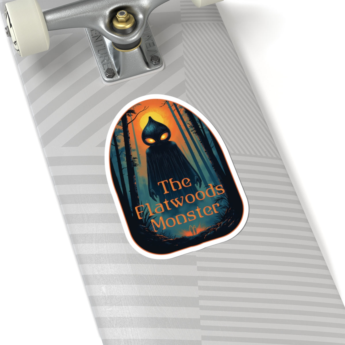 Kiss-Cut Stickers | The Flatwoods Monster Vintage Style Graphic