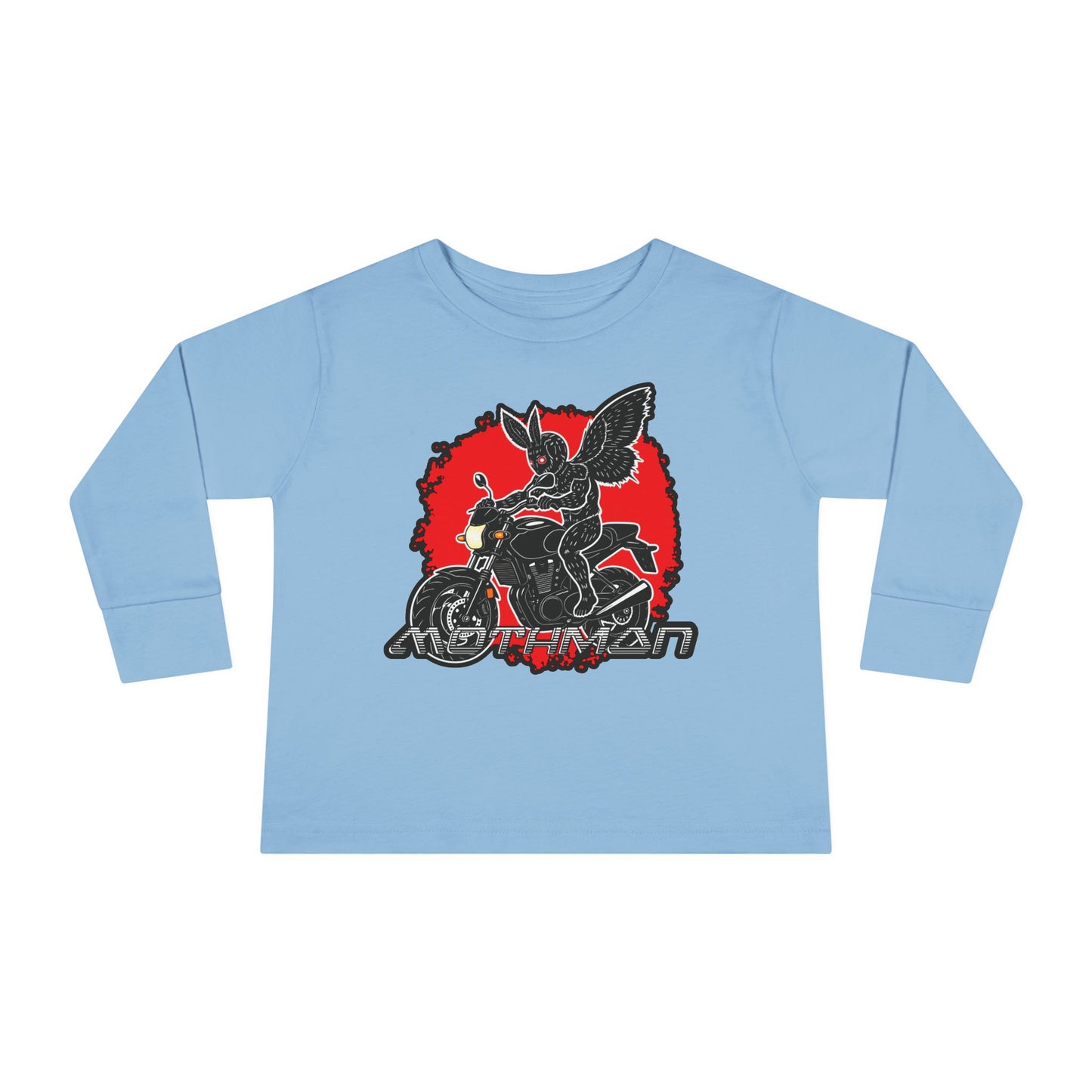 Toddler Long Sleeve Tee | Mothman Biker