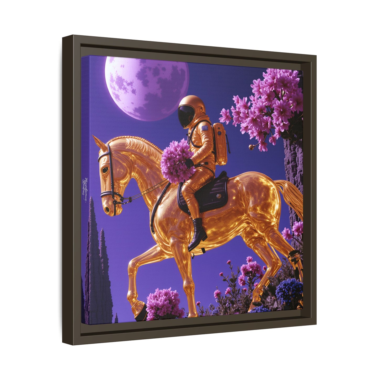 Framed Canvas Artprint | Petalborne Reveries 06 by Nicodemus Studios