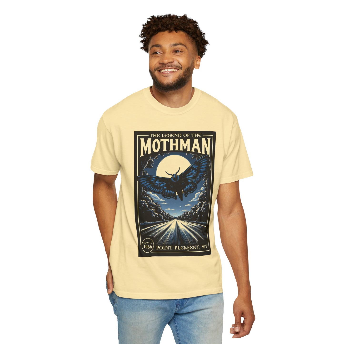 Cryptid T-Shirt | The Legend of The Mothman Vintage Style Design