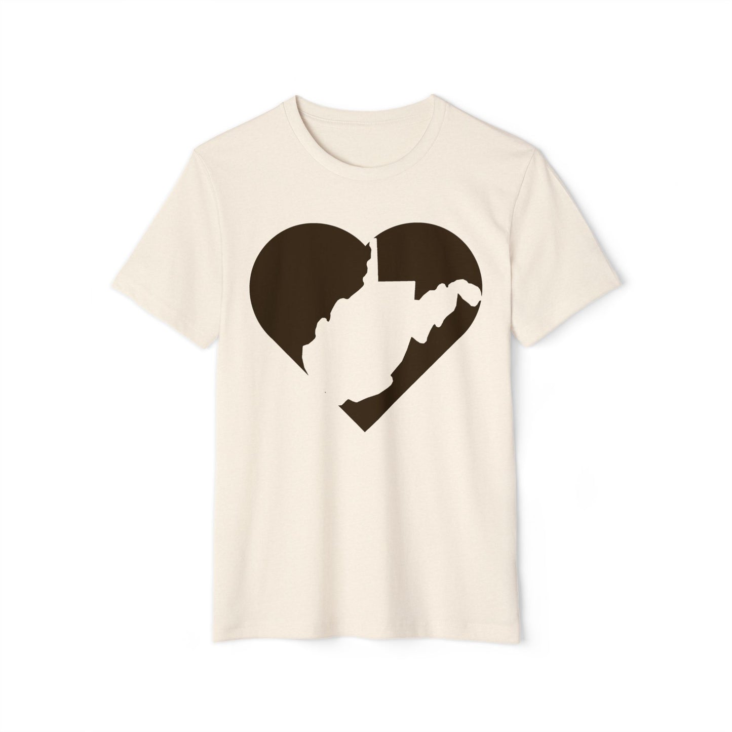 Recycled Organic T-Shirt | WV Heart Design