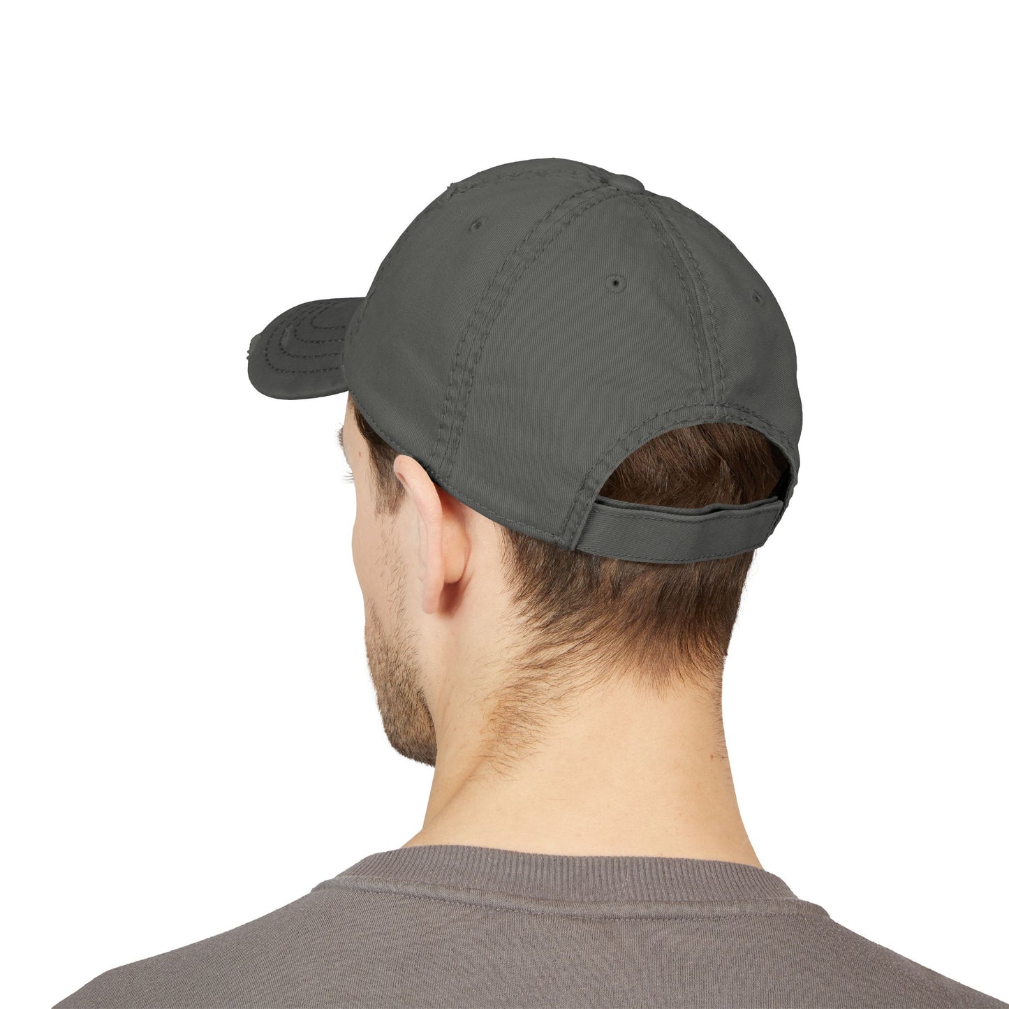 Embroidered Distressed Dad Hat | West Virginia Home-Nicodemus Studios