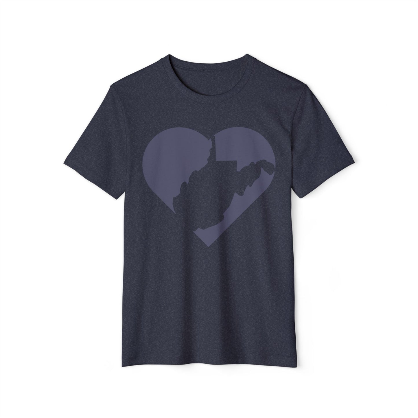Recycled Organic T-Shirt | WV Heart Design