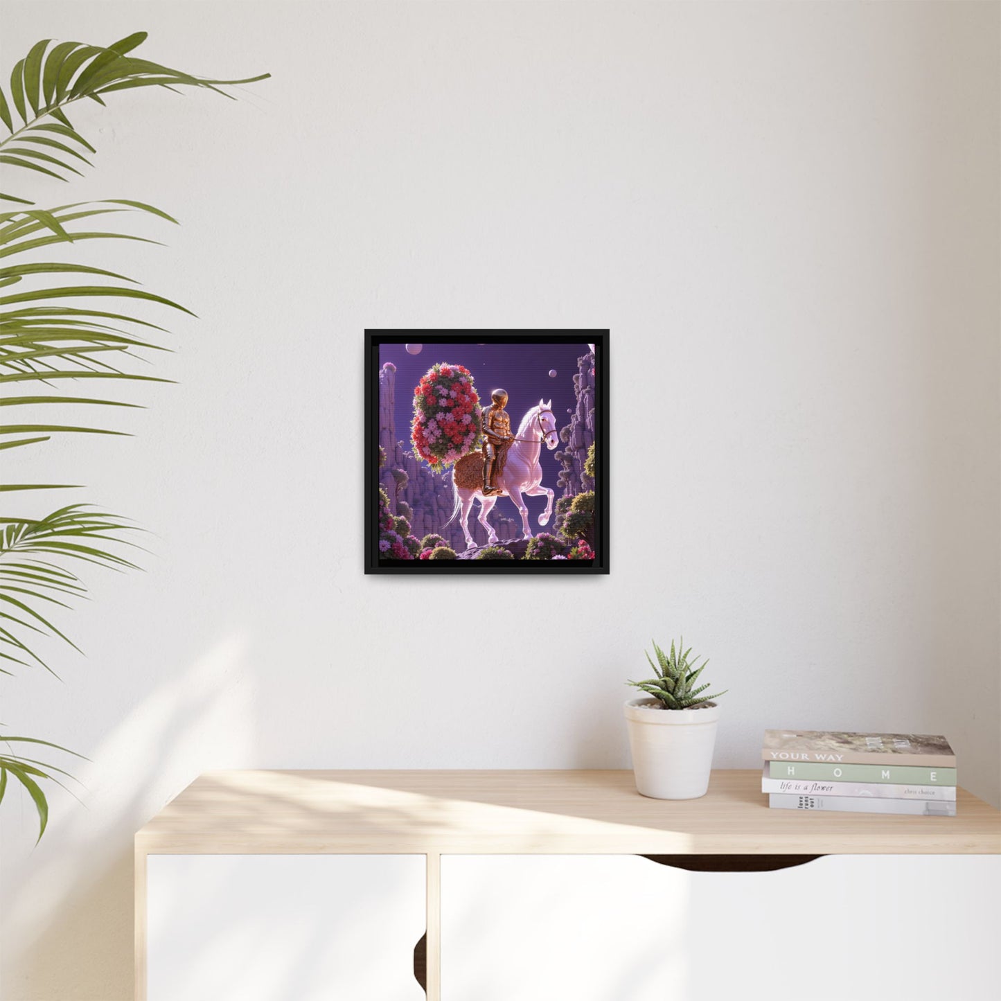 Framed Canvas Artprint | Petalborne Reveries 02 by Nicodemus Studios