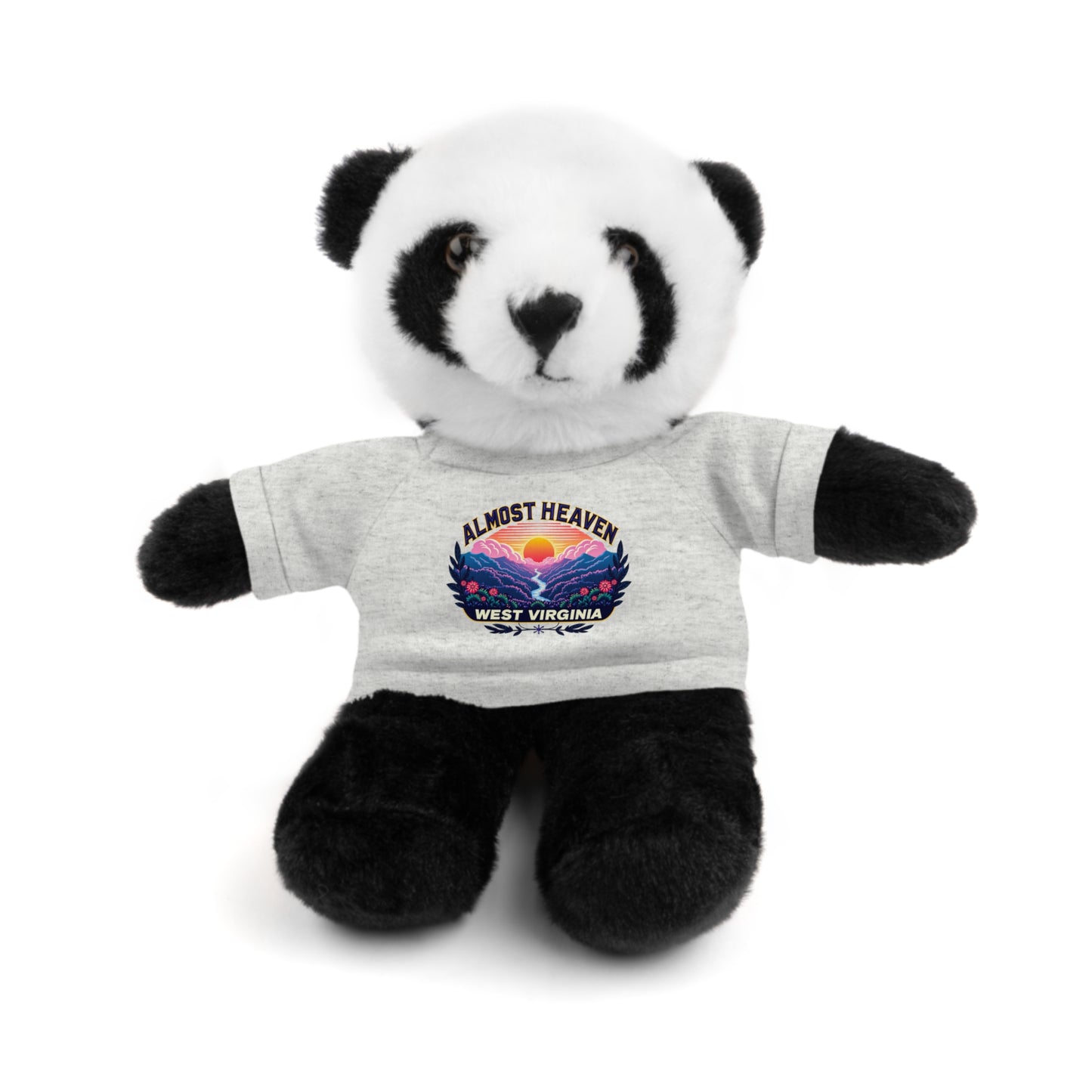 Stuffed Animals with Tee-Ash-Panda-8"-Nicodemus Studios