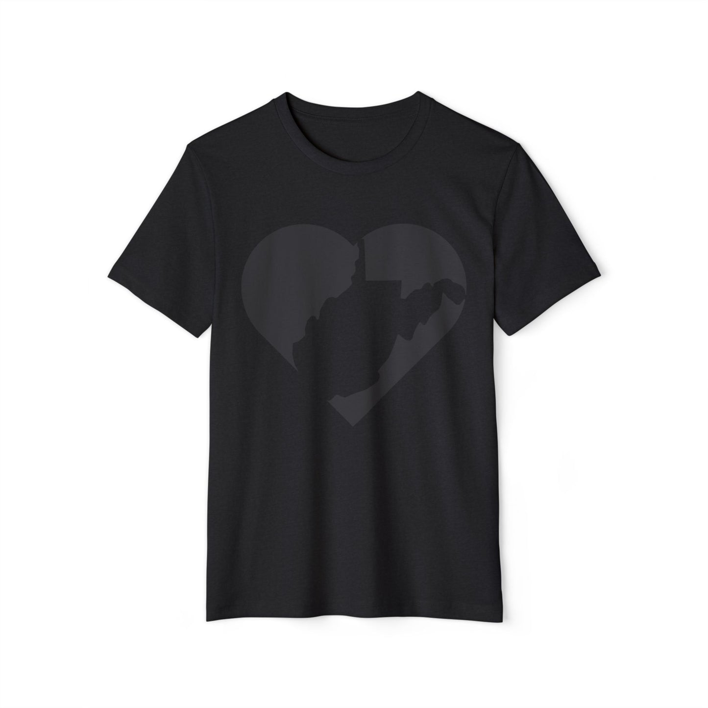 Recycled Organic T-Shirt | WV Heart Design