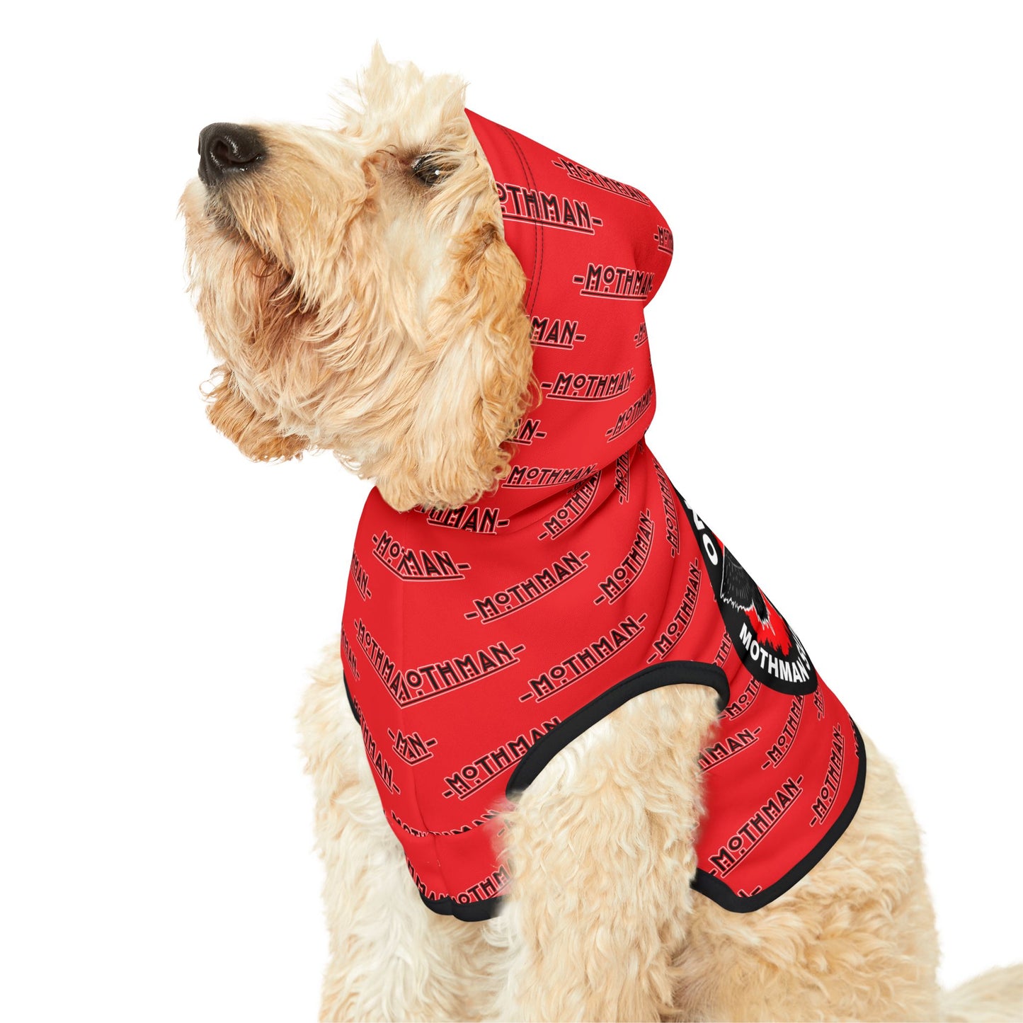 Pet Hoodie | Mothman Surveillance Squad | Red