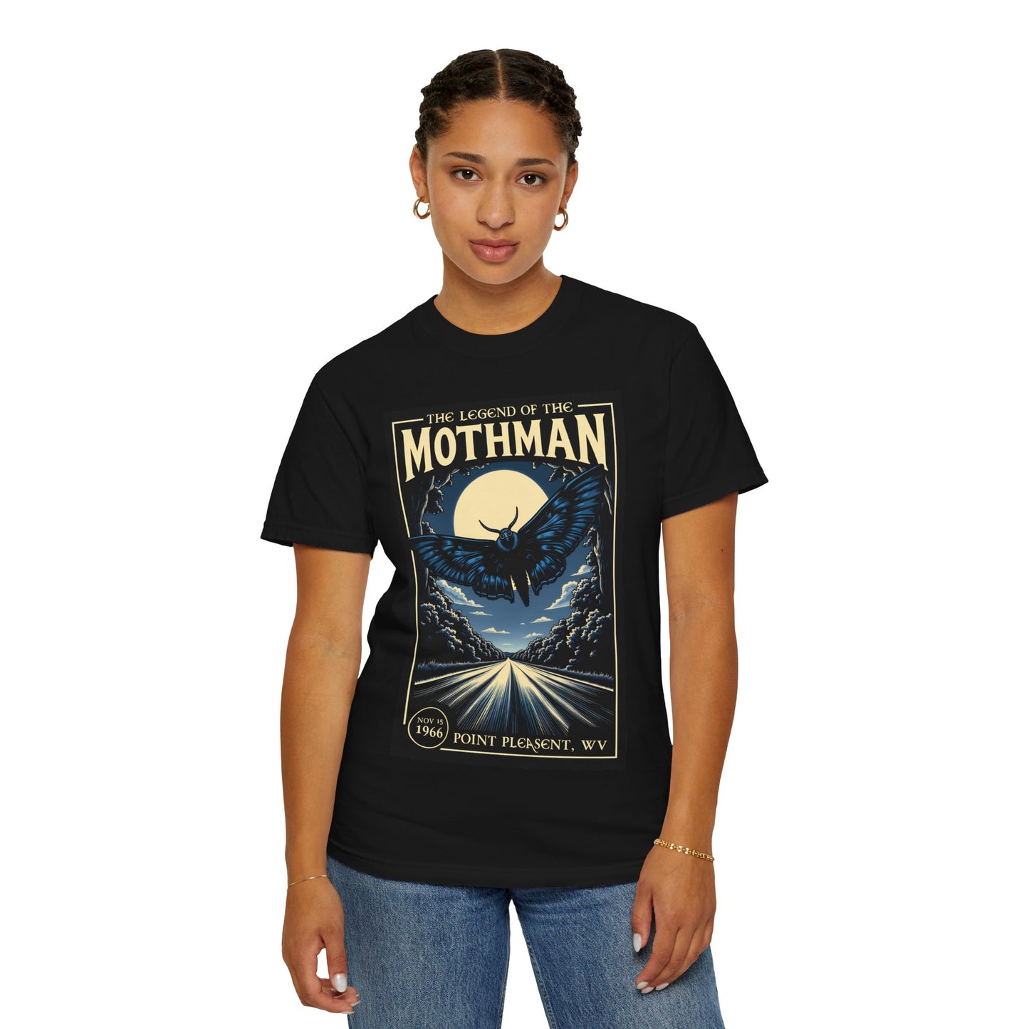 Cryptid T-Shirt | The Legend of The Mothman Vintage Style Design