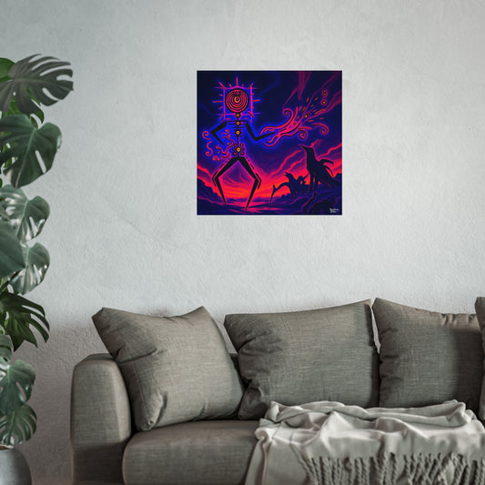 Fine Art Matte Poster Print | "Plasmaglyph"