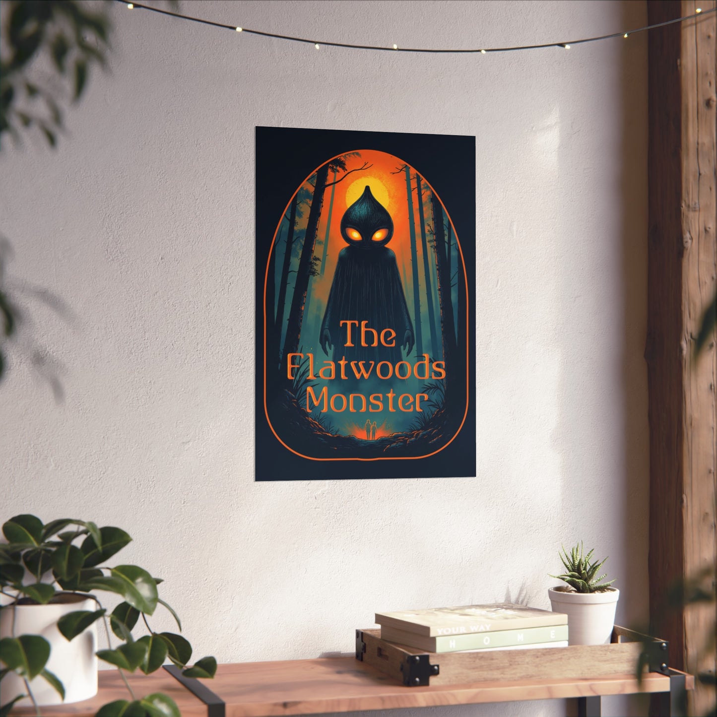 Fine Art Poster | Vintage Flatwoods Monster