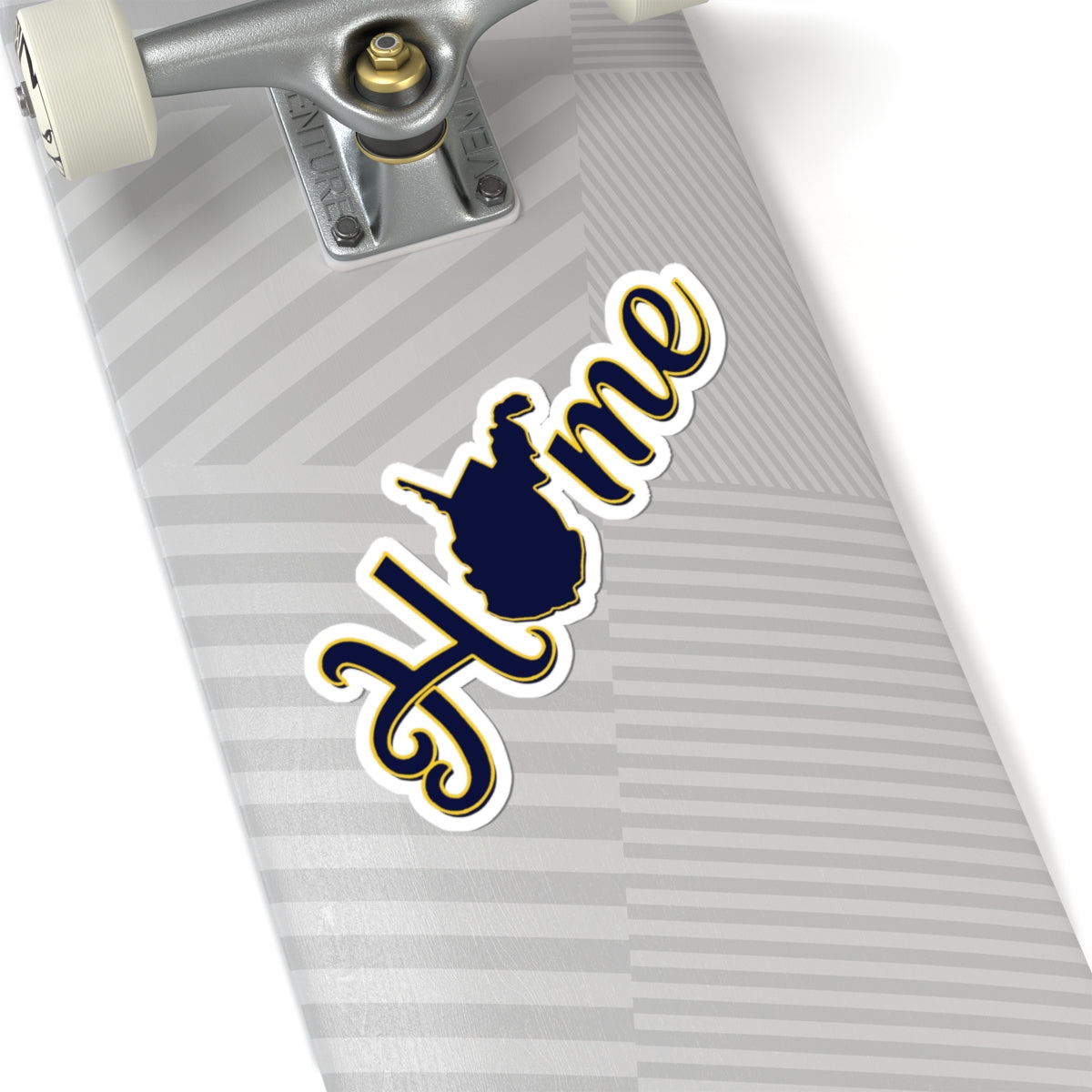 Kiss-Cut Stickers | Home WV Vintage Navy & yellow