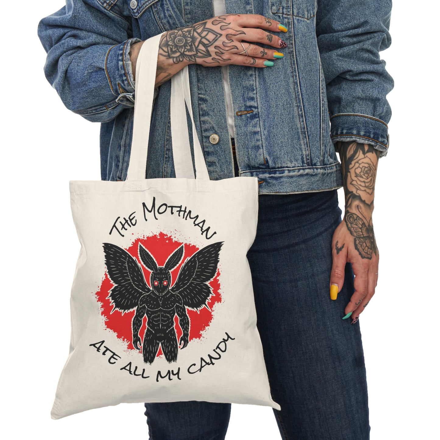 Trick or Treat Tote Bag | "The Mothman ate all my candy"