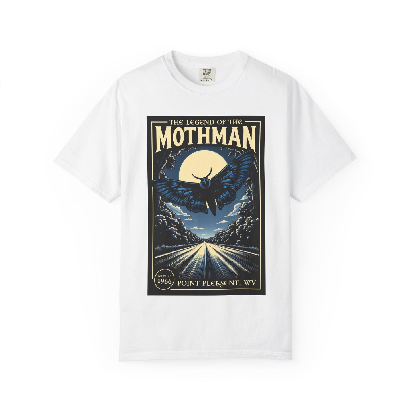 Cryptid T-Shirt | The Legend of The Mothman Vintage Style Design