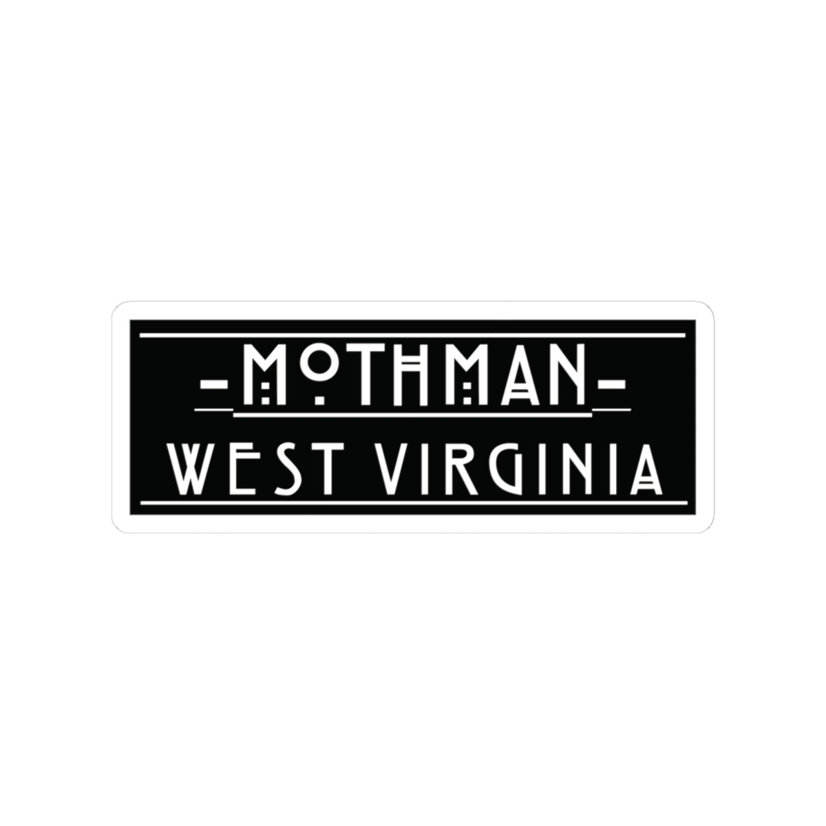 Kiss-Cut Stickers | Mothman West Virginia Graphic