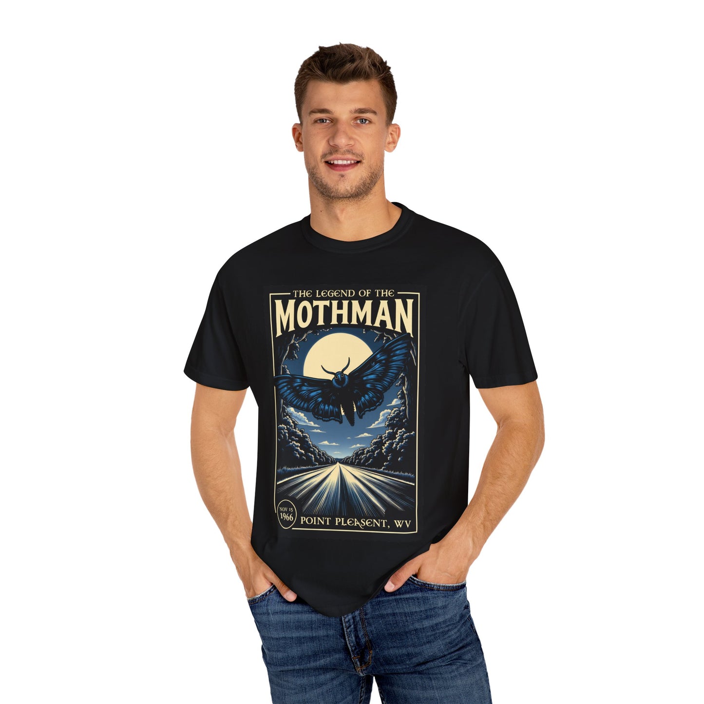 Cryptid T-Shirt | The Legend of The Mothman Vintage Style Design