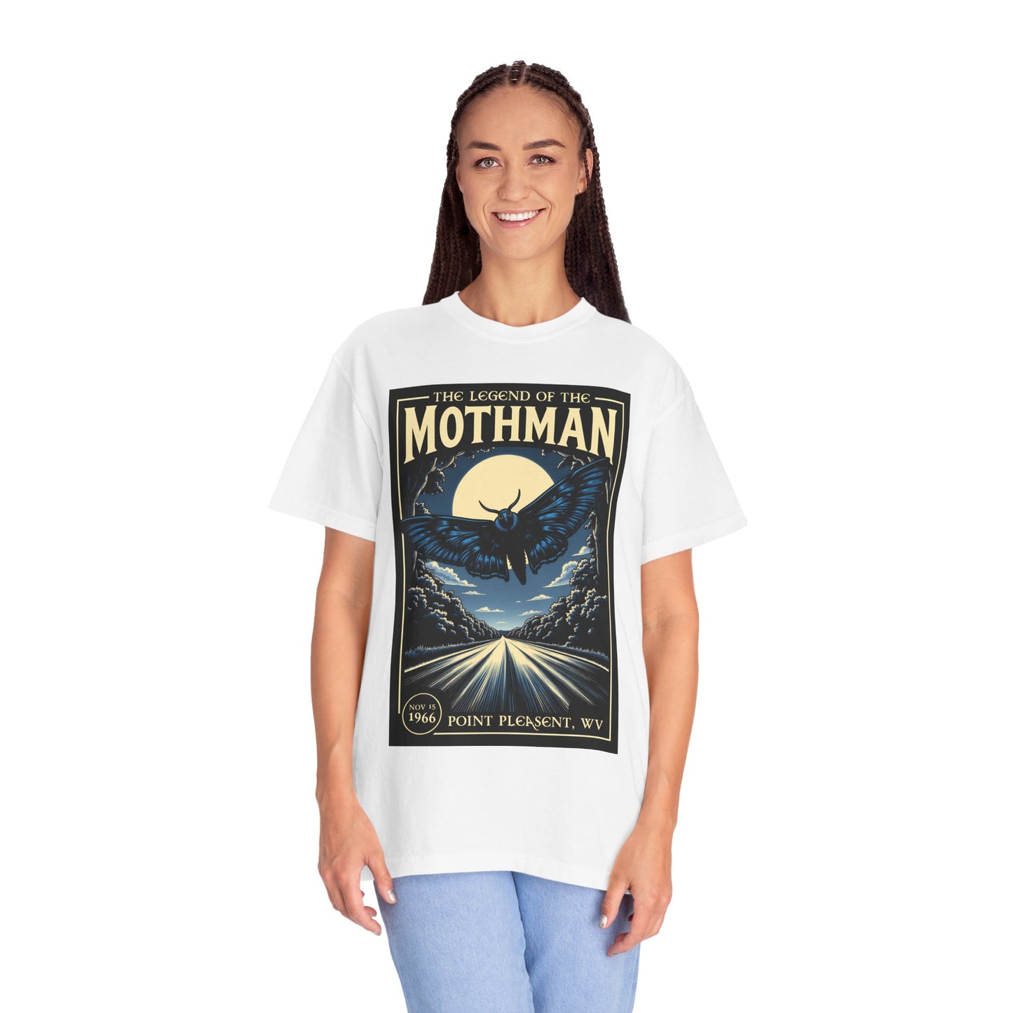 Cryptid T-Shirt | The Legend of The Mothman Vintage Style Design