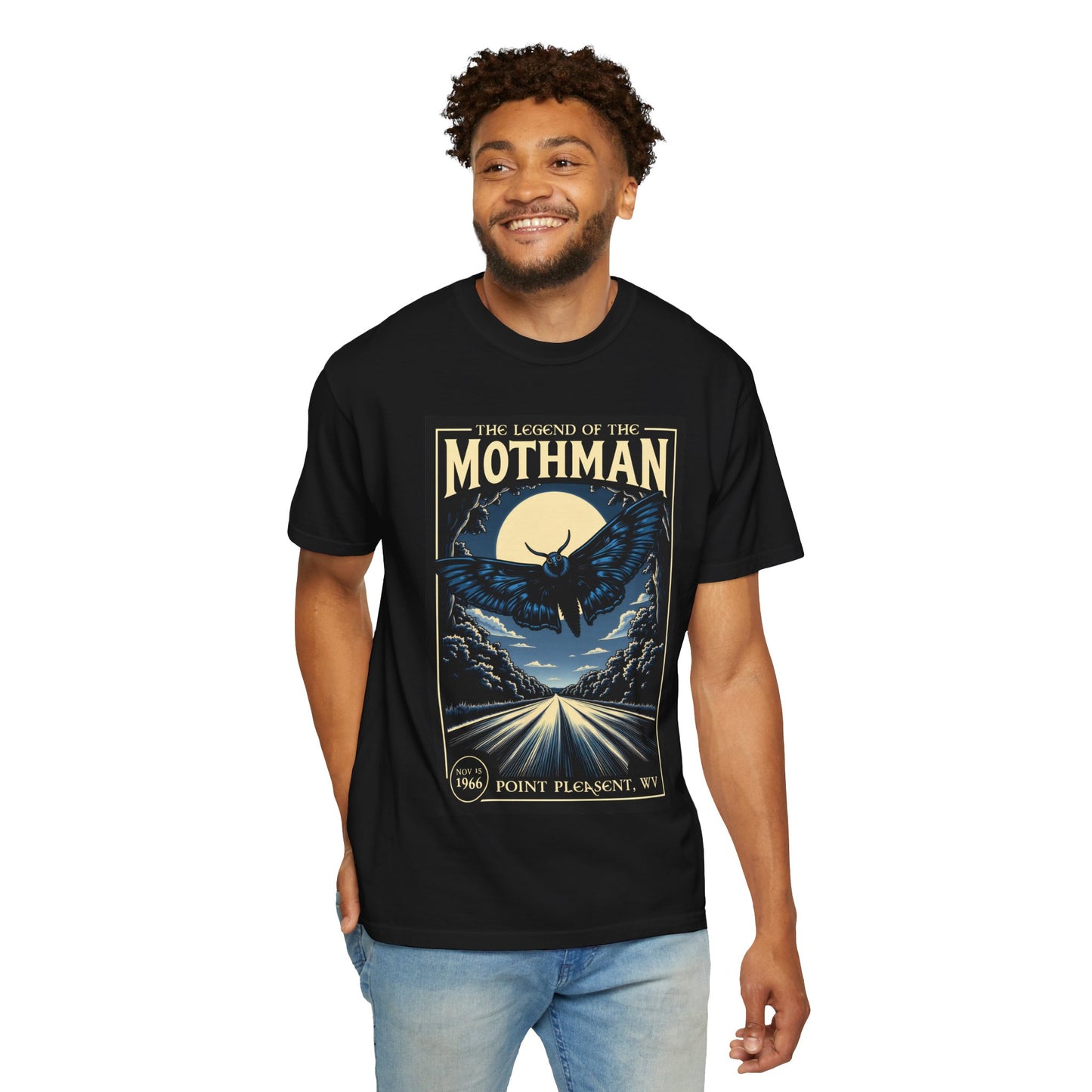 Cryptid T-Shirt | The Legend of The Mothman Vintage Style Design