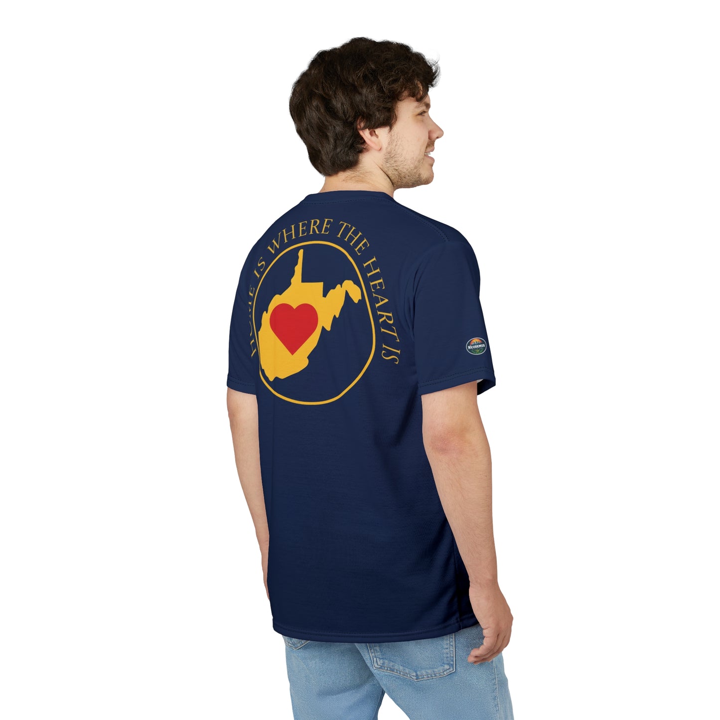 Unisex Graphic Tee Shirt | Home Is Where The Heart Is WV