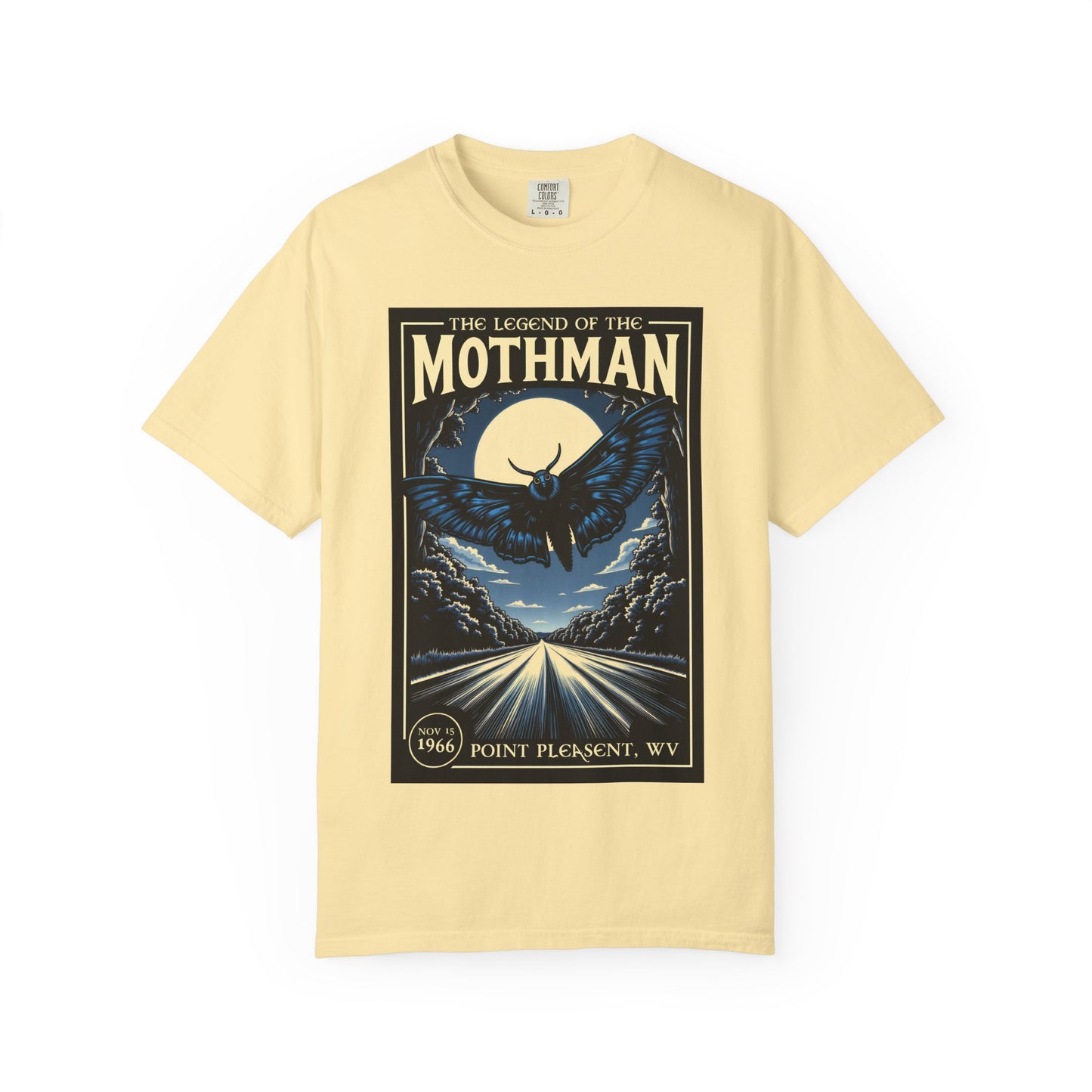 Cryptid T-Shirt | The Legend of The Mothman Vintage Style Design