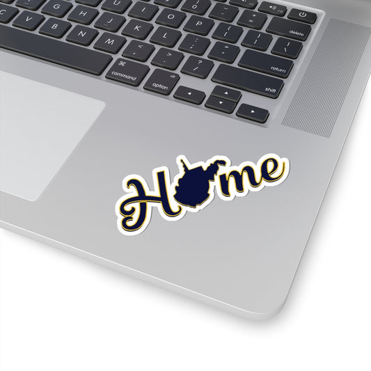 Kiss-Cut Stickers | Home WV Vintage Navy & yellow