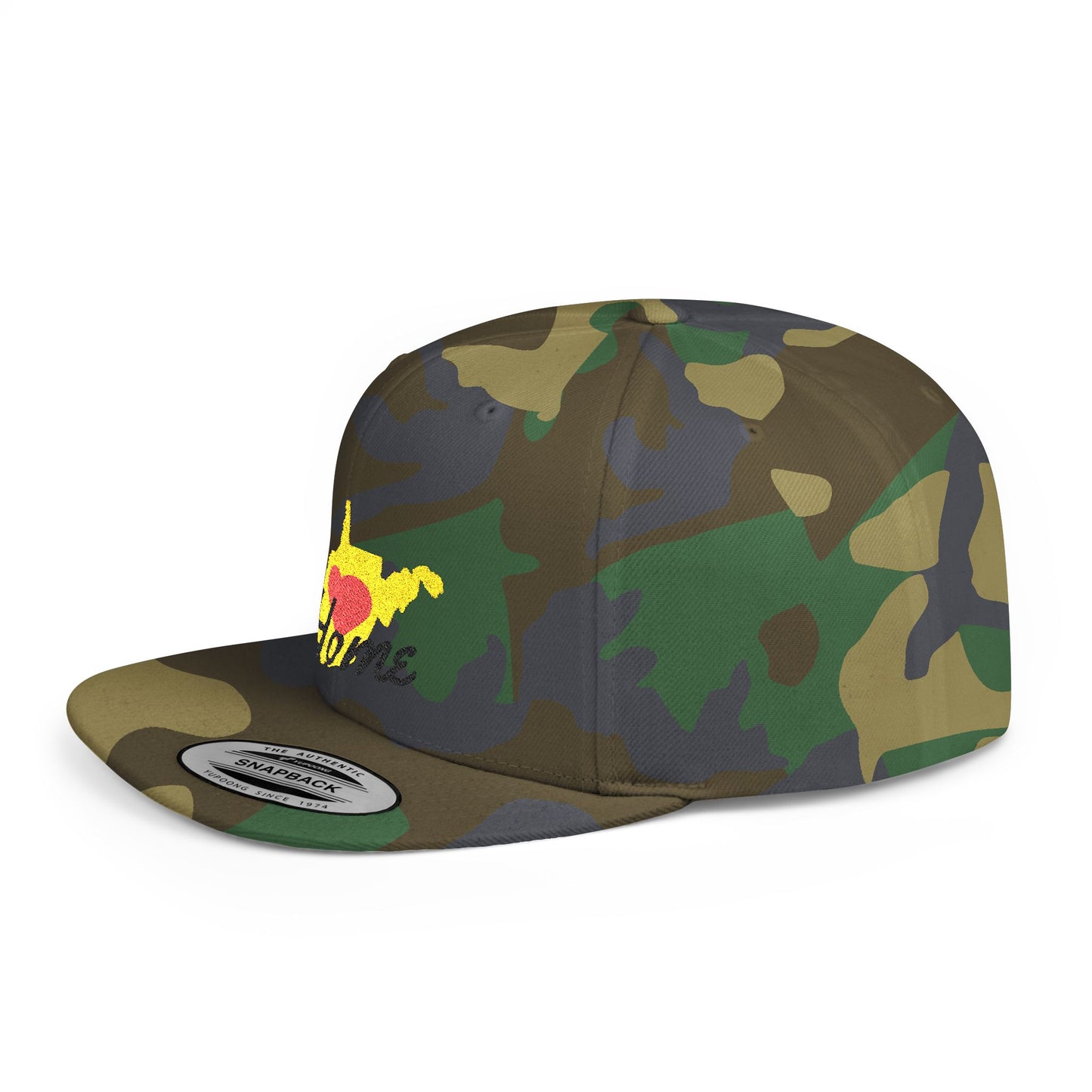 Flat Bill Snapback Hat | West Virginia Home Love