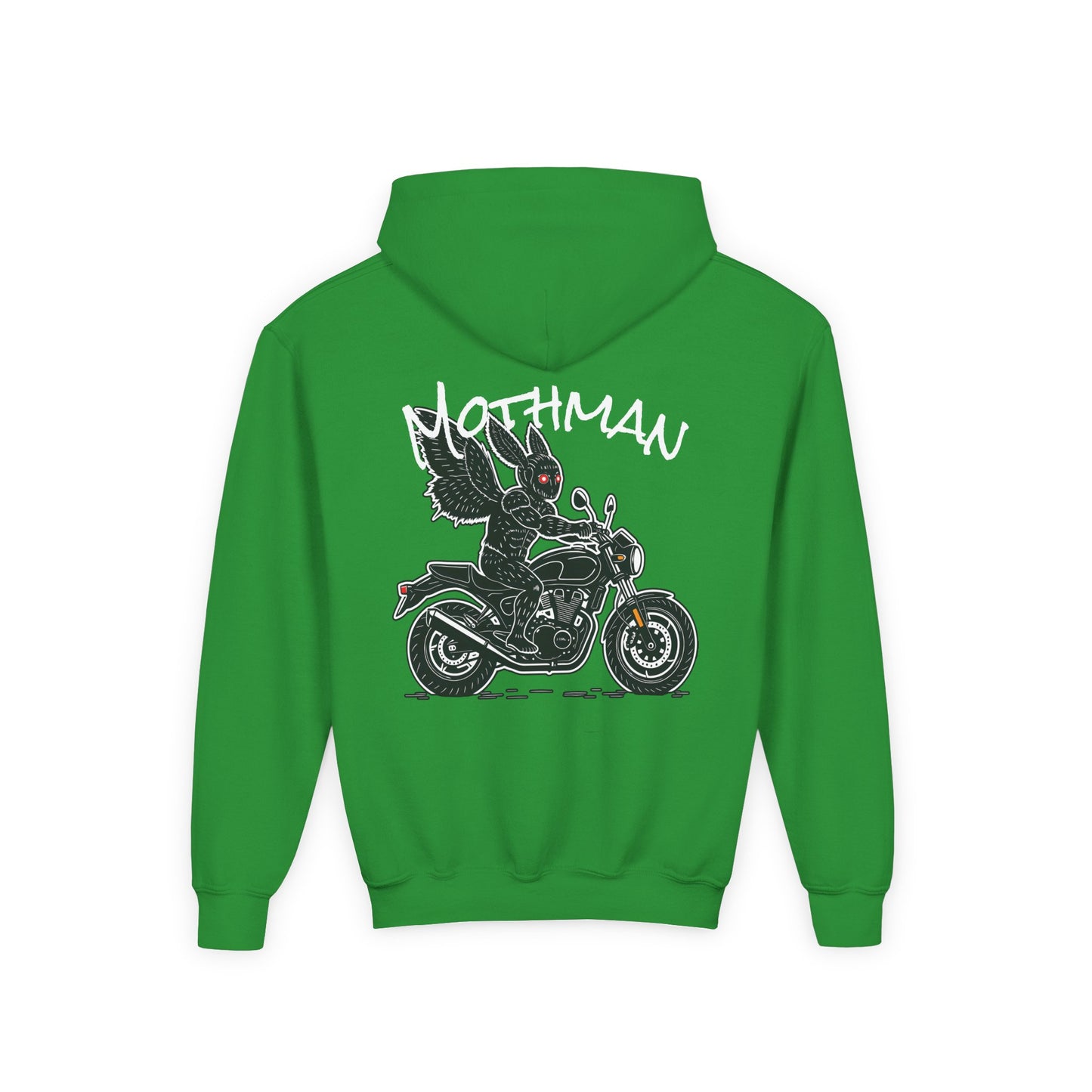 Cozy Youth Hoodie | Biker Mothman