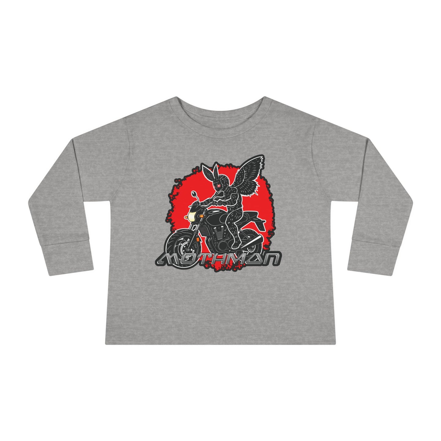 Toddler Long Sleeve Tee | Mothman Biker
