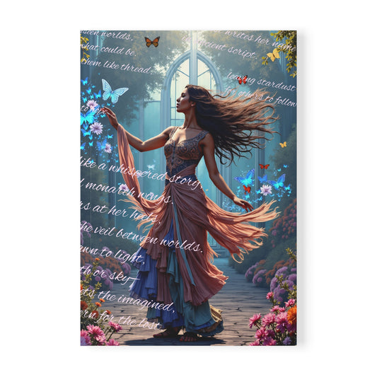 A5 Aesthetic Design Notebook | "Drawn to Light" by Nicodemus Studios-Nicodemus Studios