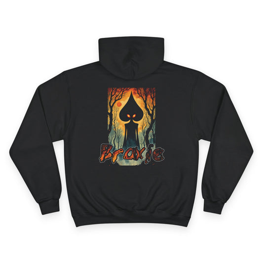 Champion Hoodie | Braxie The Flatwoods Monster-Nicodemus Studios