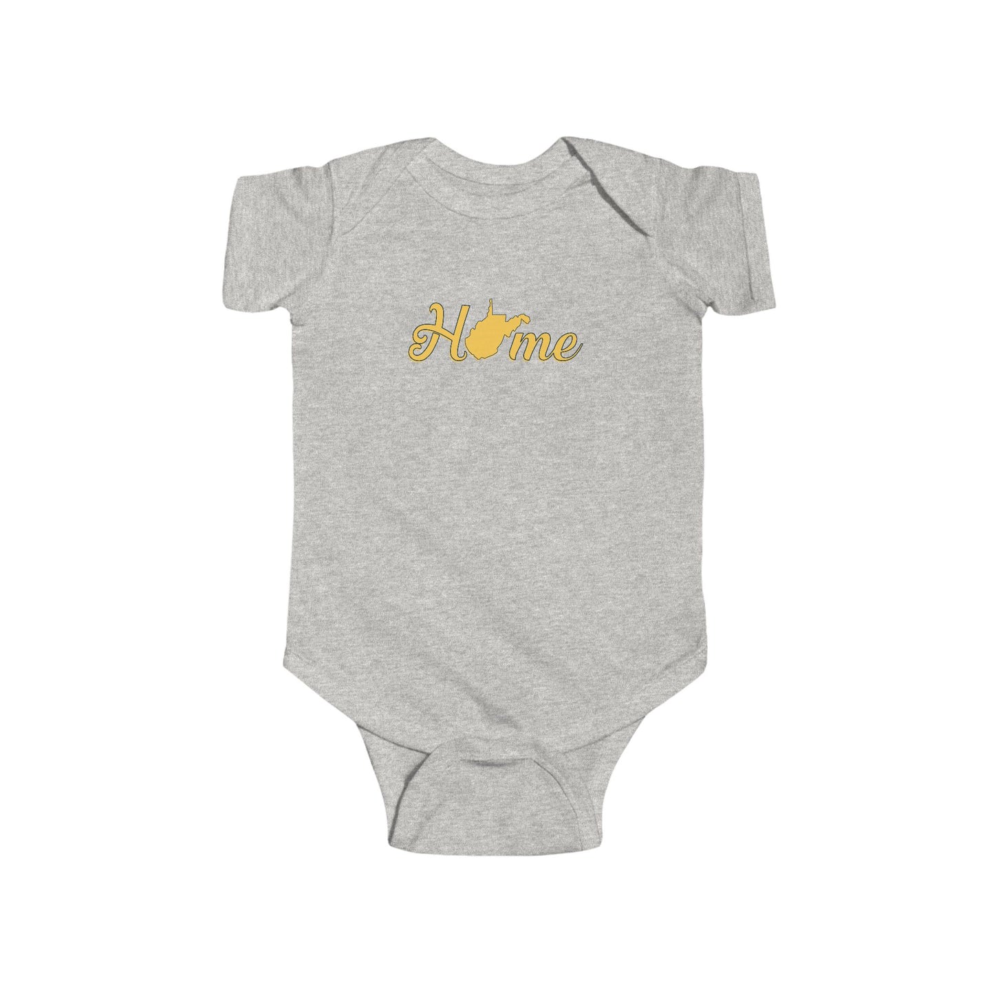 Cotton Baby Bodysuit| Home WV-Ash-12M-Nicodemus Studios