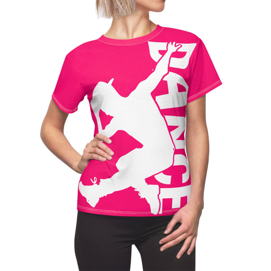 Dance Graphic Tee | Crimson Pink-Nicodemus Studios