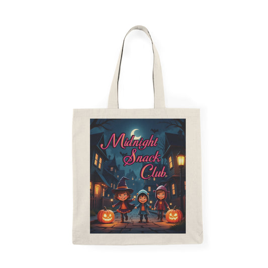 Eco-Friendly Trick or Treat Tote Bag | "Midnight Snack Club"-Nicodemus Studios