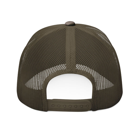 Embroidered Camouflage Trucker Hat | Mothman-Nicodemus Studios