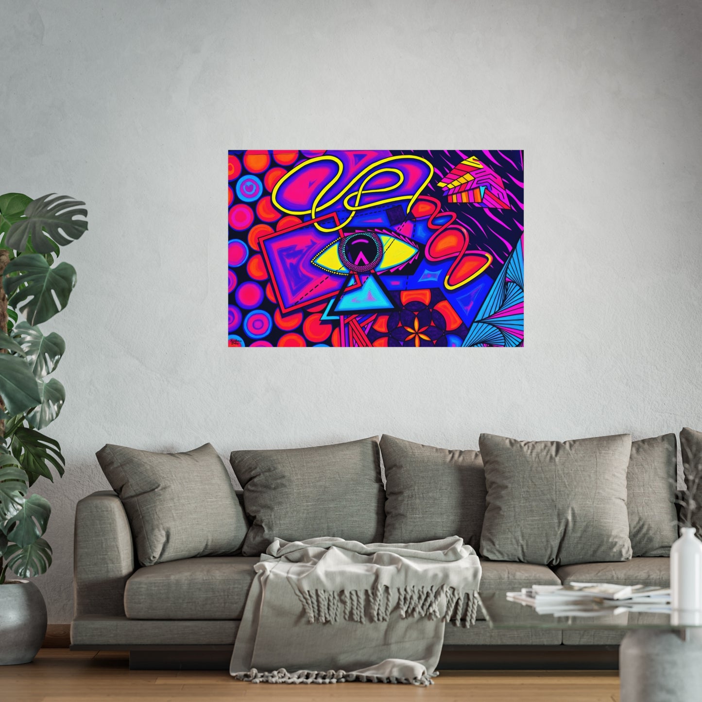 Fine Art Matte Poster Print | “Projection Acuity" by Nicodemus Studios-Nicodemus Studios